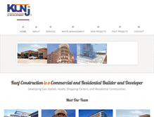 Tablet Screenshot of kunjconstruction.com